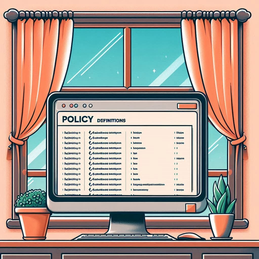 How to update the Policy Definitions template